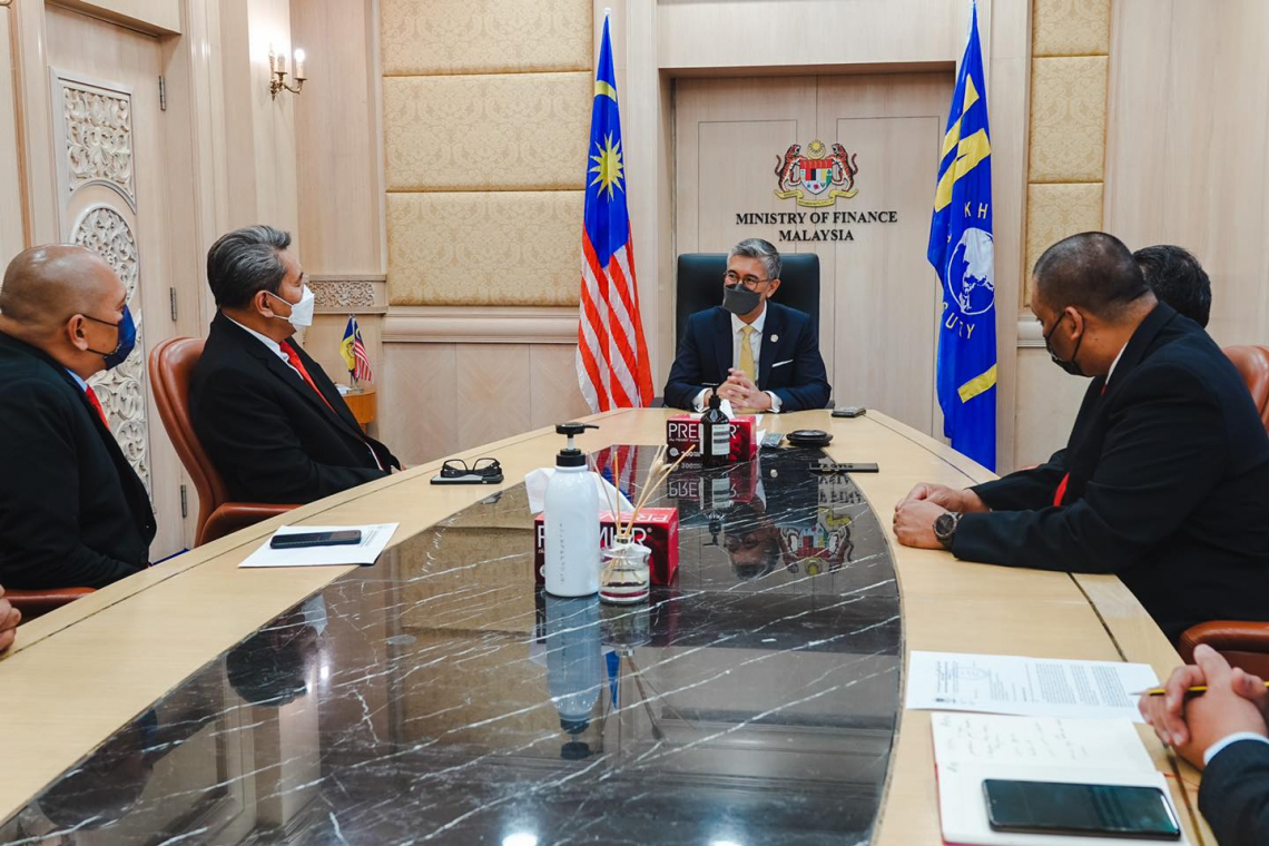 Sesi Kunjungan Hormat Presiden Kesatuan Kastam Semenanjung Malaysia ke MOF